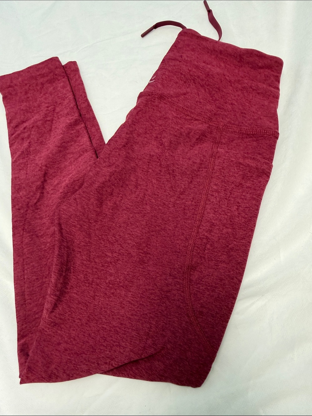 Beyond Yoga Women's Maroon High-Waist Leggings